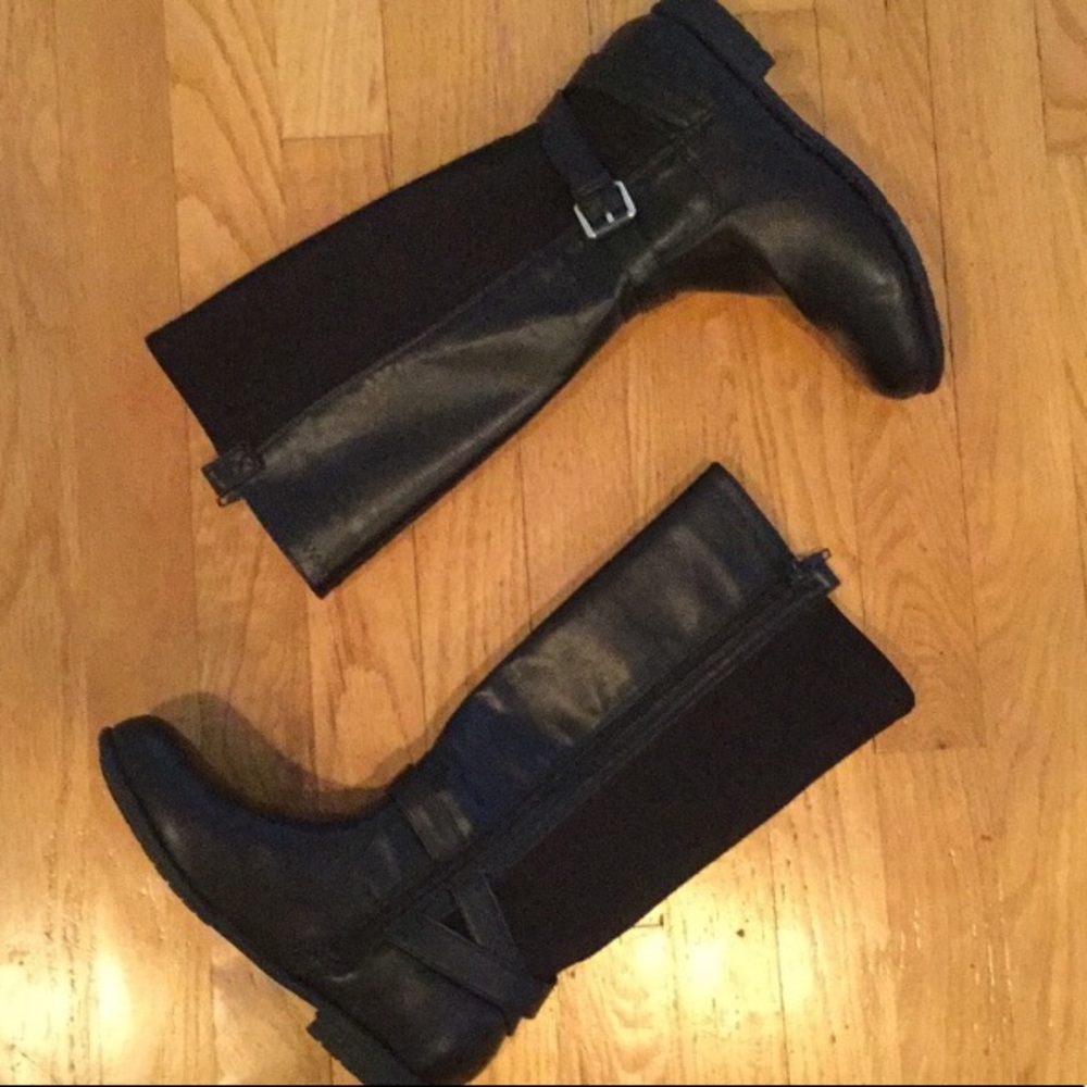 Tommy Hilfiger girls tall black boots (NWT)